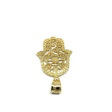 10K Yellow Gold Fatima Hand Men's Pendant M MPG-411 - WORLDSTARBLING