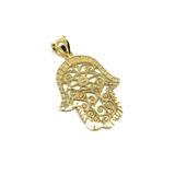 10K Yellow Gold Hands Of Fatima Men's Pendant L MPG-412 - WORLDSTARBLING