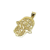 10K Yellow Gold Hands Of Fatima Men's Pendant L MPG-412 - WORLDSTARBLING