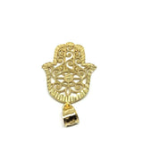 10K Yellow Gold Hands Of Fatima Men's Pendant L MPG-412 - WORLDSTARBLING