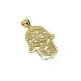 10K Yellow Gold Hands Of Fatima Men's Pendant L MPG-412 - WORLDSTARBLING