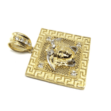 10K yellow gold versatchi Men's pendant L MPG-413 - WORLDSTARBLING