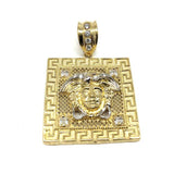 10K yellow gold versatchi Men's pendant L MPG-413 - WORLDSTARBLING