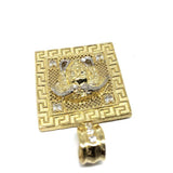 10K yellow gold versatchi Men's pendant L MPG-413 - WORLDSTARBLING