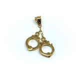 10K Yellow Gold Handcuff Men's Pendant MPG-414 - WORLDSTARBLING