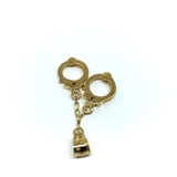 10K Yellow Gold Handcuff Men's Pendant MPG-414 - WORLDSTARBLING