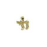 Yellow Gold 10K Chai Men's Pendant XS MPG-416 - WORLDSTARBLING
