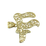 Yellow Gold Men's Pendant Chai 10 Karats XL MPG-417 - WORLDSTARBLING