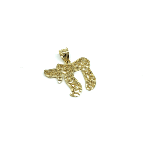 Chai Pendant 10K Yellow Gold S MPG-418 - WORLDSTARBLING