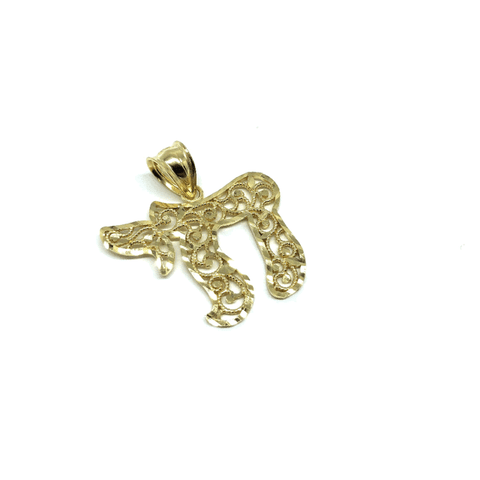 10 Karat Chai Gold Pendant M MPG-419 - WORLDSTARBLING
