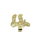 10K Yellow Gold Chai Pendant L MPG-420 - WORLDSTARBLING