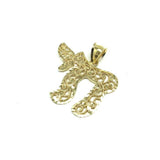 10K Yellow Gold Chai Pendant L MPG-420 - WORLDSTARBLING
