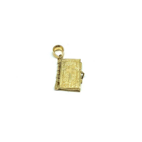 10K Yellow Gold Bible Men's Pendant MPG-421 - WORLDSTARBLING