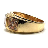 Buy Three tone CZ ring