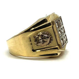 10K Yellow Gold 6CT Diamond Ring MRG-198 - WORLDSTARBLING