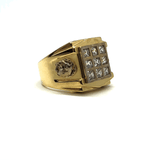 10K Yellow Gold 6CT Diamond Ring MRG-198 - WORLDSTARBLING