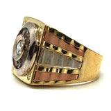 buy three toned gold ring
