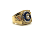 cubic zirconia rings yellow gold
