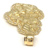10K Yellow Gold Nugget Pendant NUG_001 - WORLDSTARBLING