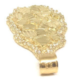 10K Yellow Gold Nugget Pendant NUG_002 - WORLDSTARBLING