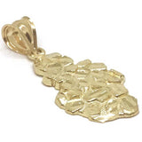 10K Yellow Gold Nugget Pendant NUG_006 - WORLDSTARBLING