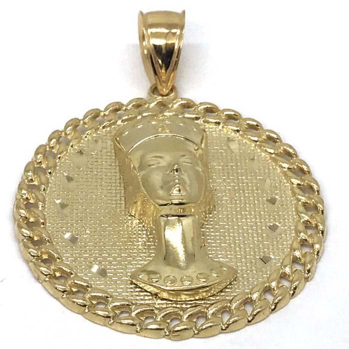 10K Yellow Gold Pharoah Pendant PGP_004 - WORLDSTARBLING