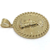 10K Yellow Gold Pharoah Pendant PGP_005 - WORLDSTARBLING