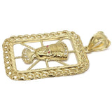 10K Yellow Gold Pharoah Pendant PGP_007 - WORLDSTARBLING
