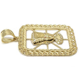 10K Yellow Gold Pharoah Pendant PGP_007 - WORLDSTARBLING