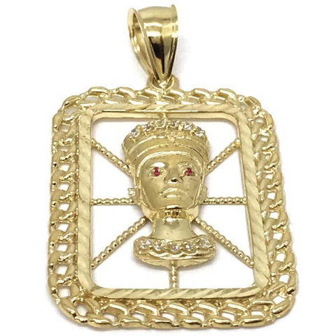 10K Yellow Gold Pharoah Pendant PGP_007 - WORLDSTARBLING