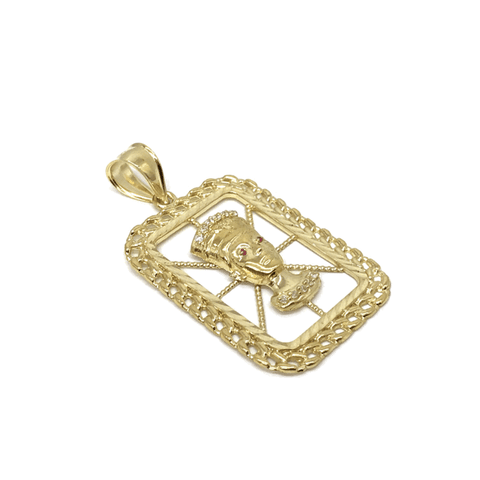 10K Yellow Gold Pharoah Pendant PGP_007 - WORLDSTARBLING