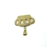 10K King Crown Gold Pendant | Gold Pendant | RGP-002 - WORLDSTARBLING