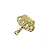 10K King Crown Gold Pendant | Gold Pendant | RGP-002 - WORLDSTARBLING