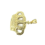 10K Gold Crown King Pendant RGP-003 - WORLDSTARBLING