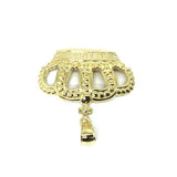 10K Gold Crown King Pendant RGP-003 - WORLDSTARBLING