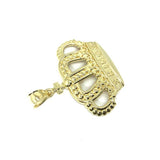 10K Gold Crown King Pendant RGP-003 - WORLDSTARBLING