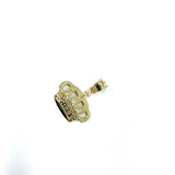 10K Gold Crown King Pendant RGP-006 - WORLDSTARBLING