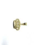 10K Gold Crown King Pendant RGP-006 - WORLDSTARBLING