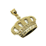 10K King Crown Gold Pendant RGP-008 - WORLDSTARBLING