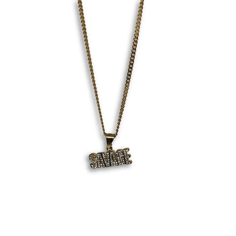 24IN 3MM CHAIN WITH SAVAGE PENDANT STL_047 - WORLDSTARBLING