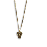 24IN 3MM CHAIN WITH ELEPHANT PENDANT STL_048 - WORLDSTARBLING