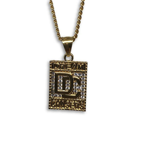 24IN 3MM CHAIN WITH DREAM CHASER EMOJI PENDANT STL_063 - WORLDSTARBLING