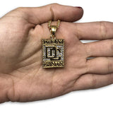 24IN 3MM CHAIN WITH DREAM CHASER EMOJI PENDANT STL_063 - WORLDSTARBLING