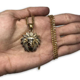24IN 3MM CHAIN WITH NATIVE PENDANT STL_064 - WORLDSTARBLING