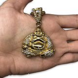 30IN 4MM Rope Chain Gold Plated Stainless Steel With Buddha Pendant STL_073 - WORLDSTARBLING