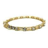 10K Yellow Gold Bracelet 4.5MM BraceletVersaci CZ WBG-001 - WORLDSTARBLING