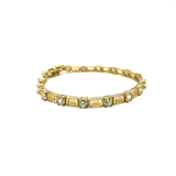 10K Yellow Gold Bracelet 4.5MM BraceletVersaci CZ WBG-001 - WORLDSTARBLING