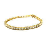 10K Yellow Gold Cube Bracelet 4.2MM WBG-002 - WORLDSTARBLING