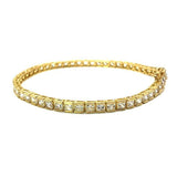 10K Yellow Gold Cube Bracelet 4.2MM WBG-002 - WORLDSTARBLING