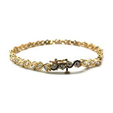 10K Yellow Gold Tennis Bracelet 4.8MM S WBG-007 - WORLDSTARBLING